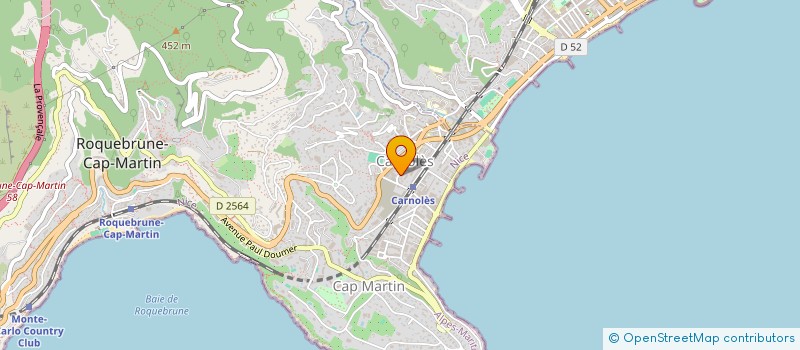 localisation de l'entreprise CTIM SABRINA à ROQUEBRUNE-CAP-MARTIN