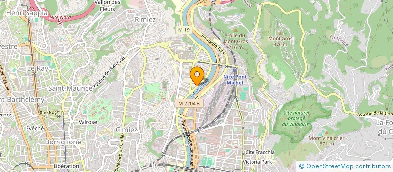 localisation de l'entreprise CTIM SAGITTAIRE à NICE