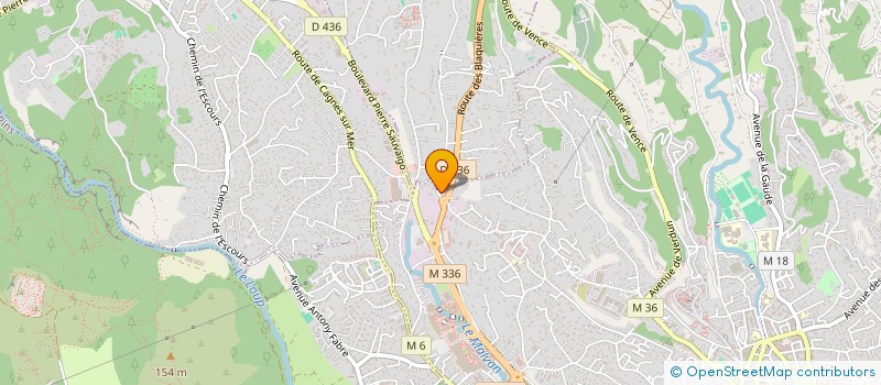localisation de l'entreprise CTIM SAINT PAUL à CAGNES SUR MER