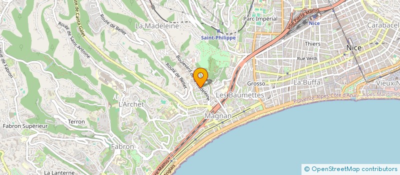 localisation de l'entreprise CTIM SAINT ROMAN  NICE