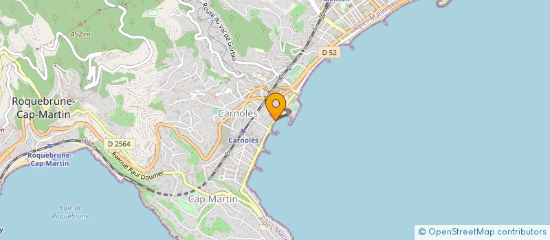localisation de l'entreprise CTIM SAINT YVES  ROQUEBRUNE-CAP-MARTIN