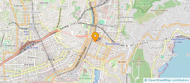 localisation de l'entreprise CTIM SAINTE AGATHE à NICE