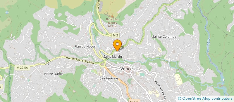 localisation de l'entreprise CTIM SAINTE ANNE  VENCE