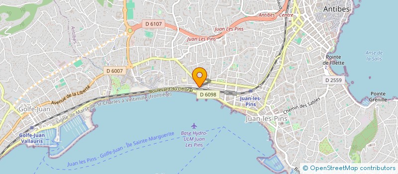 localisation de l'entreprise CTIM SAINTE MARGUERITE à ANTIBES