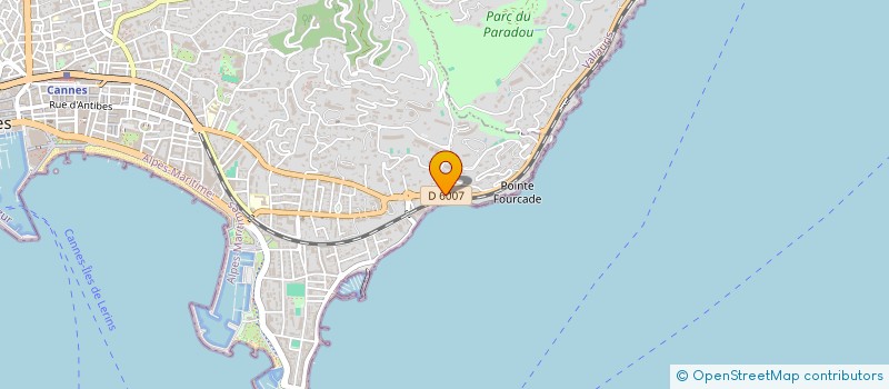 localisation de l'entreprise CTIM SAN REGIS  CANNES