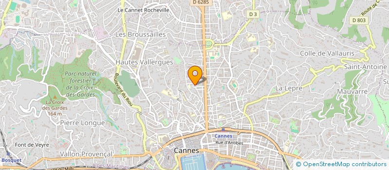 localisation de l'entreprise CTIM SANTA CATALINA  CANNES