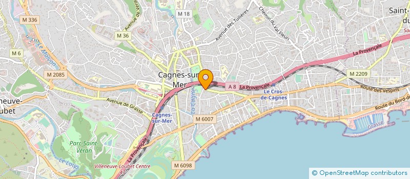 localisation de l'entreprise CTIM SANTA MARIA à CAGNES-SUR-MER
