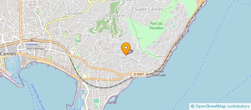 localisation de l'entreprise CTIM SEMIRAMIS à CANNES