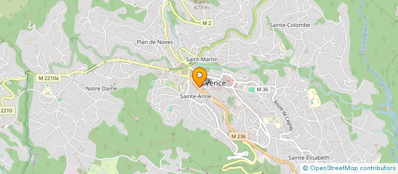 localisation de l'entreprise CTIM SEVIGNE GRIGNAN  VENCE