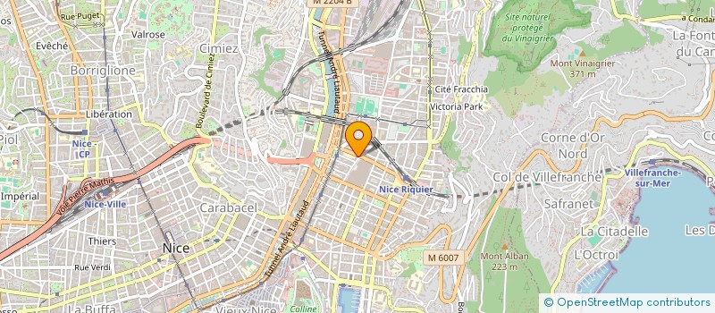 localisation de l'entreprise CTIM SOLA 12 à NICE