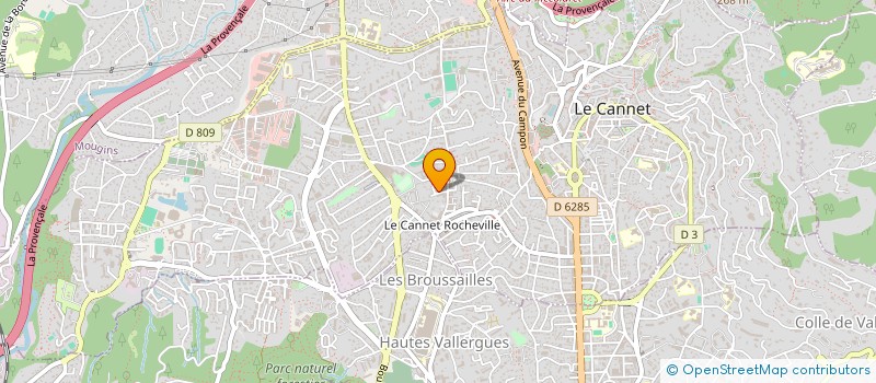 localisation de l'entreprise CTIM SOLARIA à LE CANNET