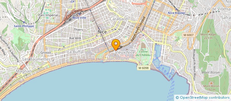 localisation de l'entreprise CTIM SOLEAU II à NICE
