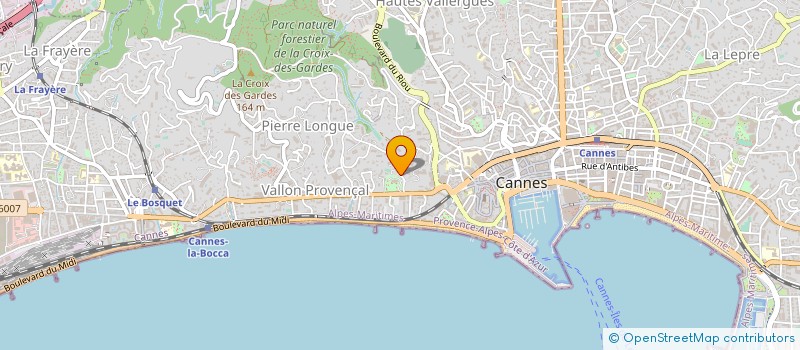 localisation de l'entreprise CTIM SOLEIL à CANNES