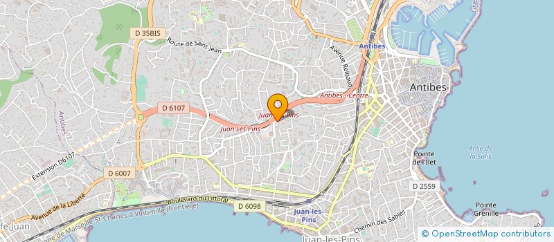 localisation de l'entreprise CTIM SOLYMAR à ANTIBES