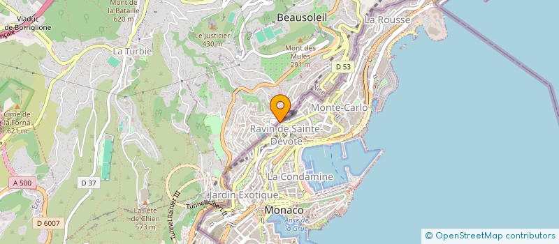 localisation de l'entreprise CTIM SPERARE QUI à BEAUSOLEIL
