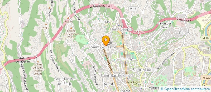 localisation de l'entreprise CTIM SPORTS DE NEIGE à NICE