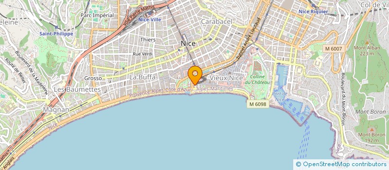 localisation de l'entreprise CTIM ST FRANCOIS PAULE à NICE