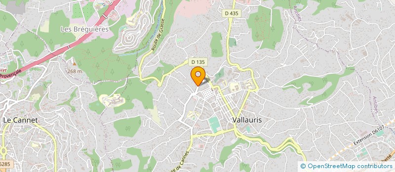 localisation de l'entreprise CTIM SUBREVILLE  VALLAURIS