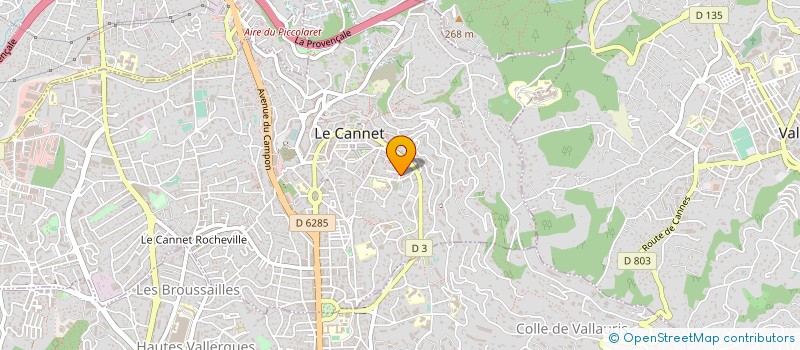 localisation de l'entreprise CTIM SUN RESIDENCE à LE CANNET