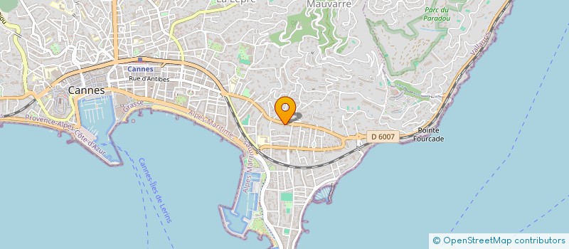 localisation de l'entreprise CTIM SUPER CALIFORNIE  CANNES