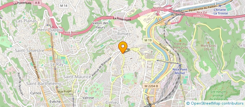 localisation de l'entreprise CTIM SUVE  NICE