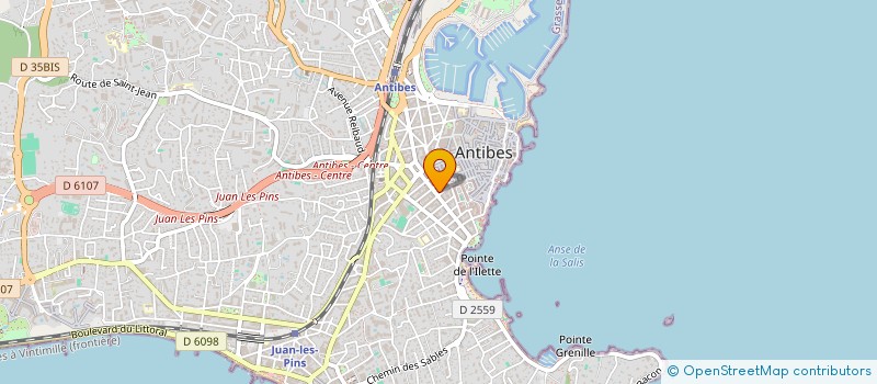 localisation de l'entreprise CTIM SYND L'ALBION à ANTIBES