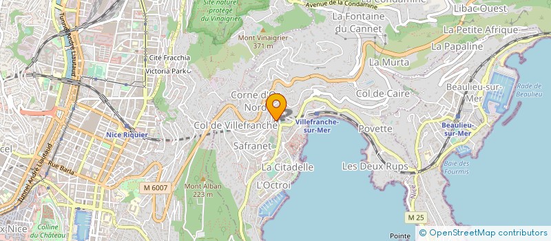 localisation de l'entreprise CTIM TENNIS à VILLEFRANCHE-SUR-MER
