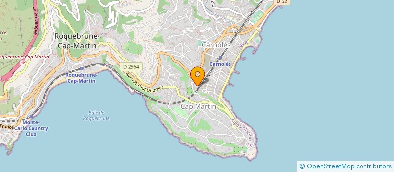 localisation de l'entreprise CTIM TERRASSES D ROQUEBRUNE à ROQUEBRUNE-CAP-MARTIN