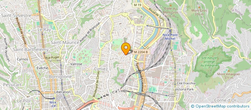 localisation de l'entreprise CTIM TERRASSES DE CIMIEZ à NICE