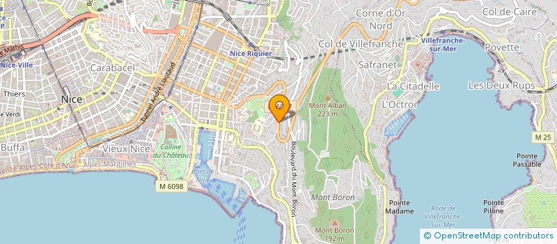 localisation de l'entreprise CTIM TERRASSES DU SOLEIL à NICE