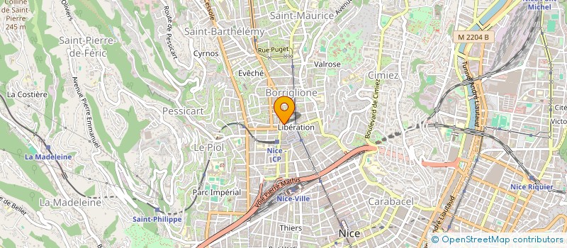 localisation de l'entreprise CTIM THEURIET à NICE