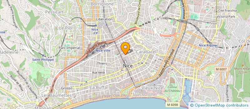 localisation de l'entreprise CTIM TIRANTY 11 à NICE