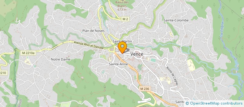 localisation de l'entreprise CTIM TRIANON  VENCE