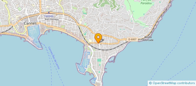 localisation de l'entreprise CTIM TRIANON PALACE  CANNES