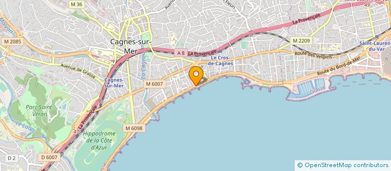 localisation de l'entreprise CTIM TROIS CAPS à CAGNES-SUR-MER