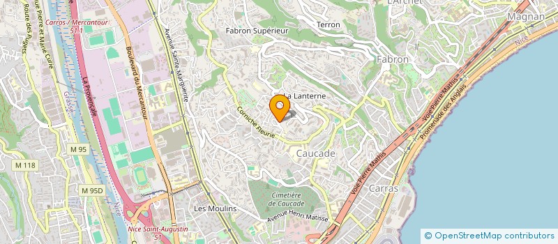 localisation de l'entreprise CTIM TULIPES  NICE