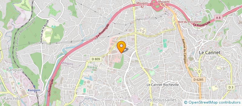 localisation de l'entreprise CTIM VAL DES FEES à LE CANNET