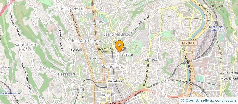 localisation de l'entreprise CTIM VAL FLEURI à NICE