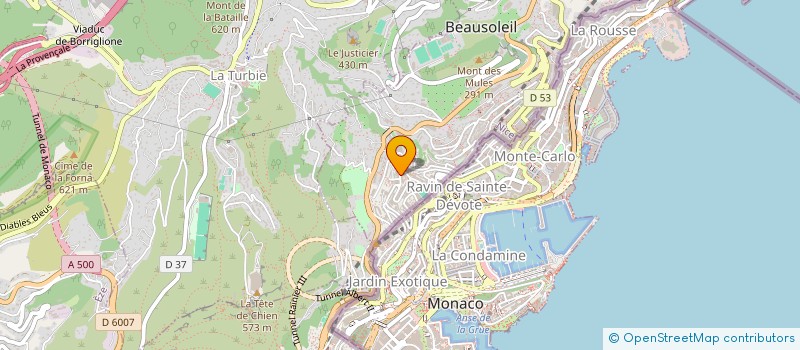 localisation de l'entreprise CTIM VALCUVANIA à BEAUSOLEIL