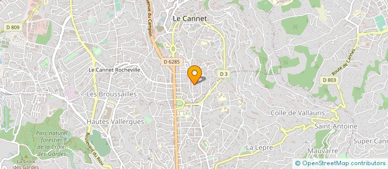 localisation de l'entreprise CTIM VALENCAY à LE CANNET