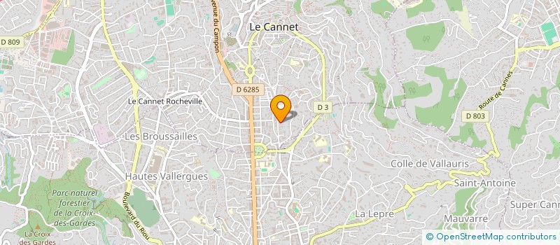 localisation de l'entreprise CTIM VALENCAY à LE CANNET