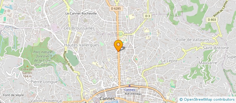 localisation de l'entreprise CTIM VAUBAN  CANNES