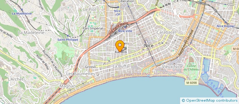 localisation de l'entreprise CTIM VERDI GOUNOD  NICE