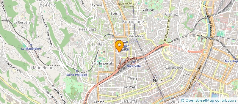 localisation de l'entreprise CTIM VERNIER 43 B à NICE