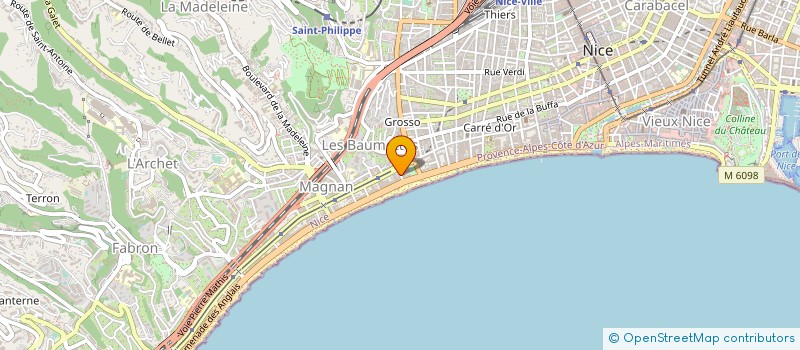 localisation de l'entreprise CTIM VERSAILLES à NICE