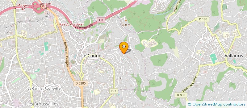 localisation de l'entreprise CTIM VICTORIA à LE CANNET