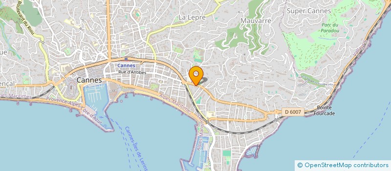 localisation de l'entreprise CTIM VILLA ALFE  CANNES