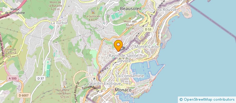 localisation de l'entreprise CTIM VILLA ALSACE à BEAUSOLEIL