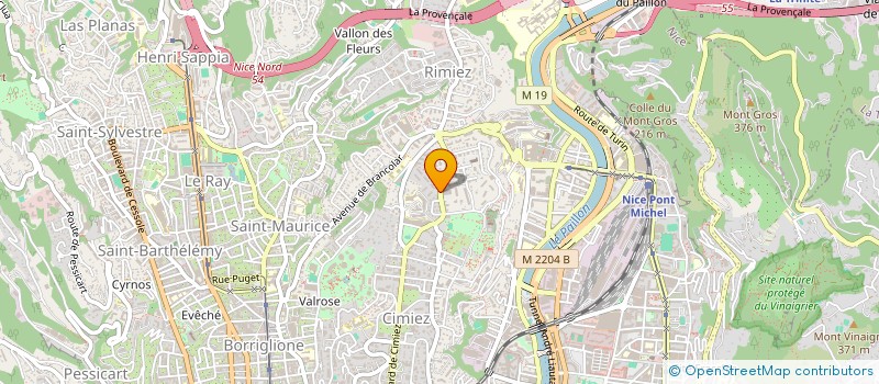 localisation de l'entreprise CTIM VILLA ARNAUD à NICE