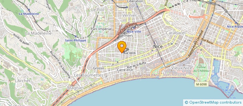 localisation de l'entreprise CTIM VILLA BEAUSEJOUR à NICE